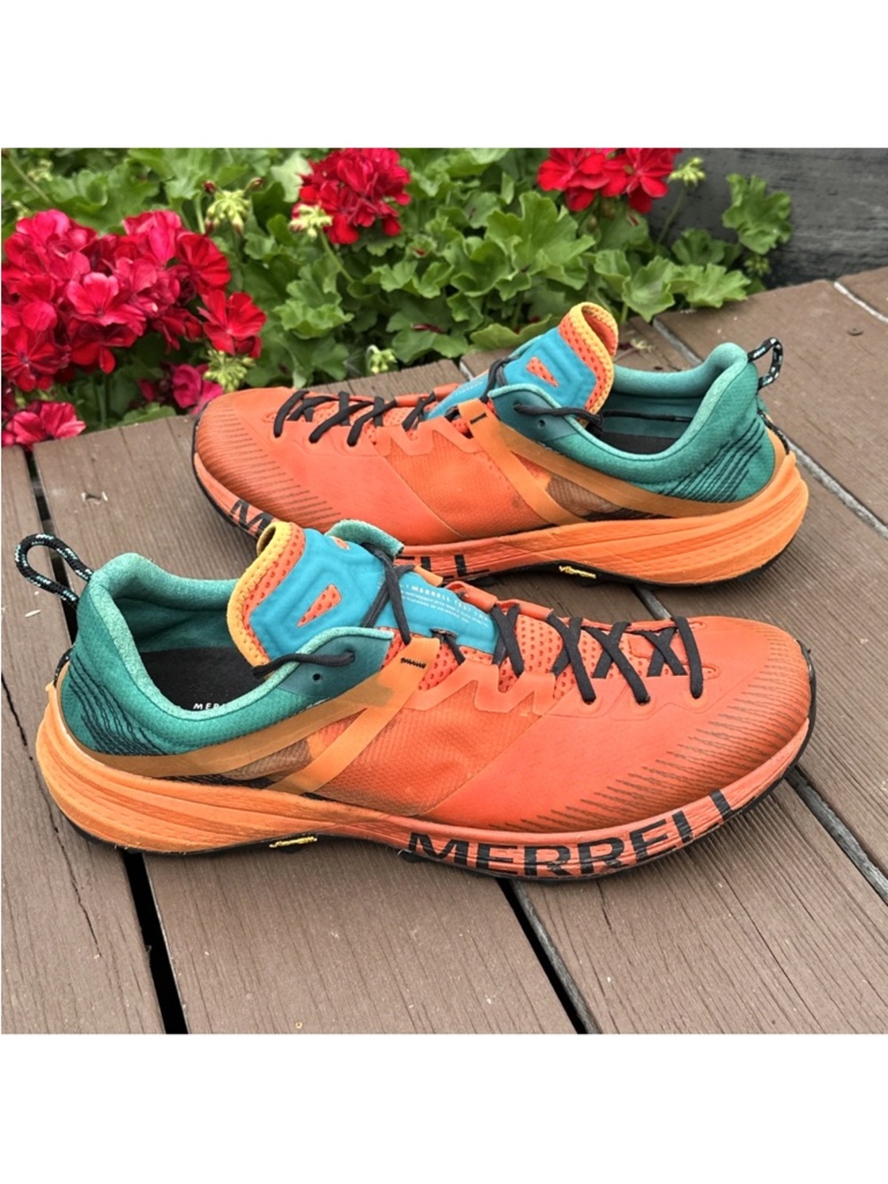 Merrell Signature MTL MQM Shoes Mens 14 Tangerine Orange Trail Hiking Running